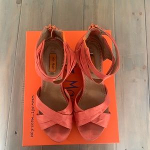 Mix Mooz Orange Wedge sandals